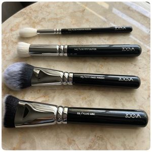 ZOEVA Makeup Face Brushes - set of 4 brushes